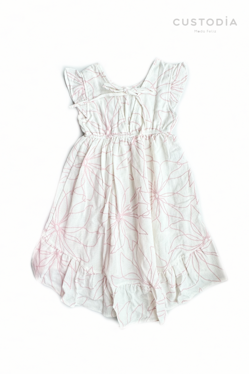 Vestido Artesanal Amarre Espalda