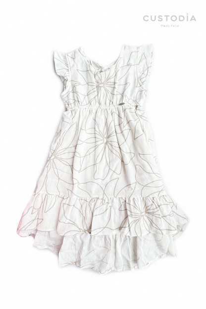 Vestido Artesanal Amarre Espalda