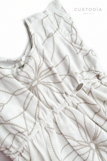 Vestido Artesanal Amarre Espalda