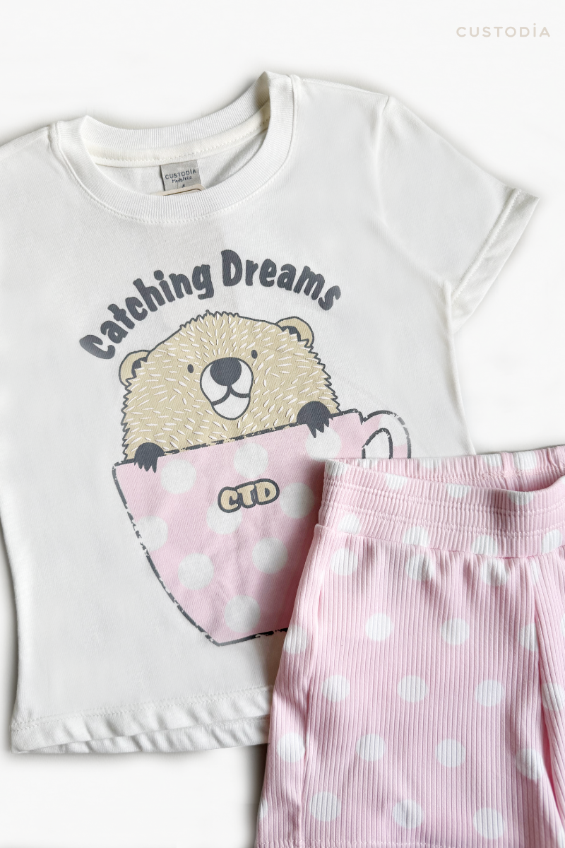 Pijama Puntitos Castor