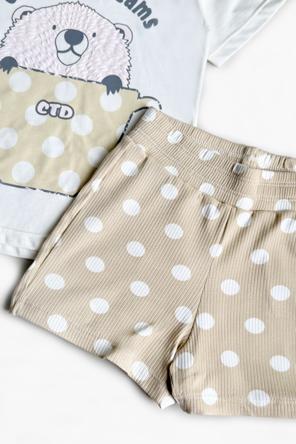 Pijama Puntitos Castor