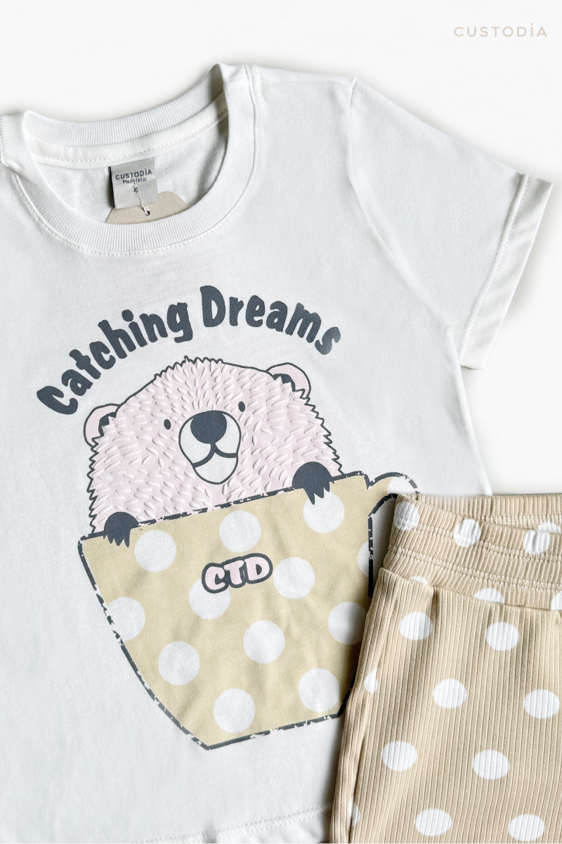 Pijama Puntitos Castor