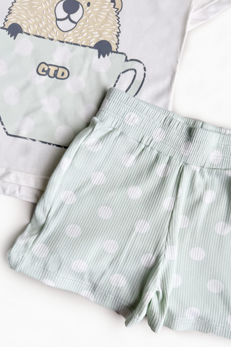 Pijama Puntitos Castor