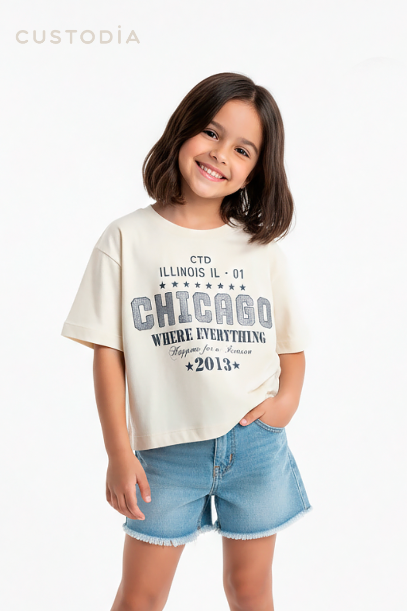 Camiseta Oversize Chicago