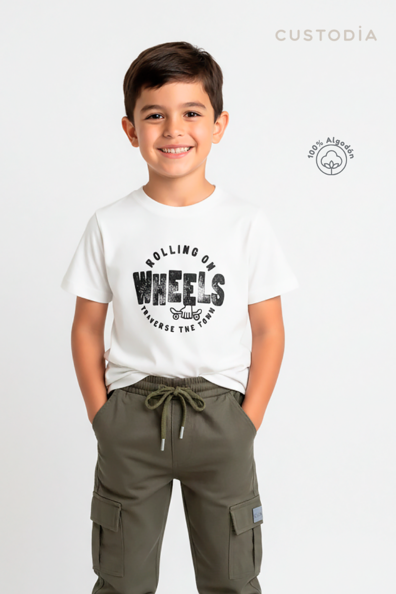 Camiseta Estampada Weels