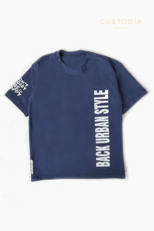 Camiseta Urban Happy Para Niño