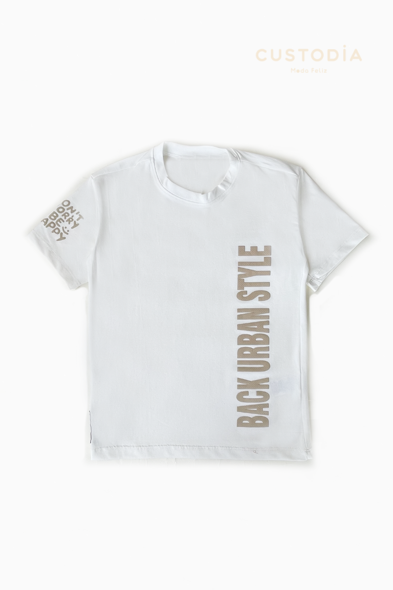 Camiseta Urban Happy Para Niño