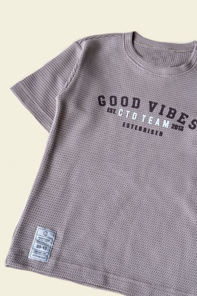 Camiseta Vibes Con Textura