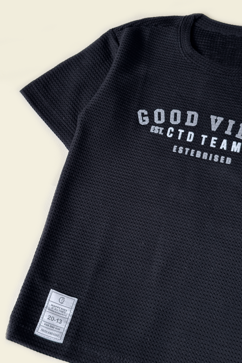 Camiseta Vibes Con Textura