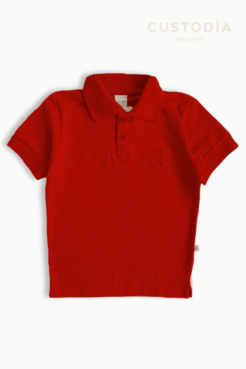 Camiseta Tipo Polo Flechas