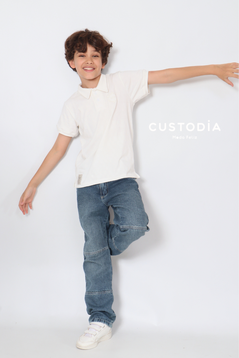 Camiseta Tipo Polo Simple