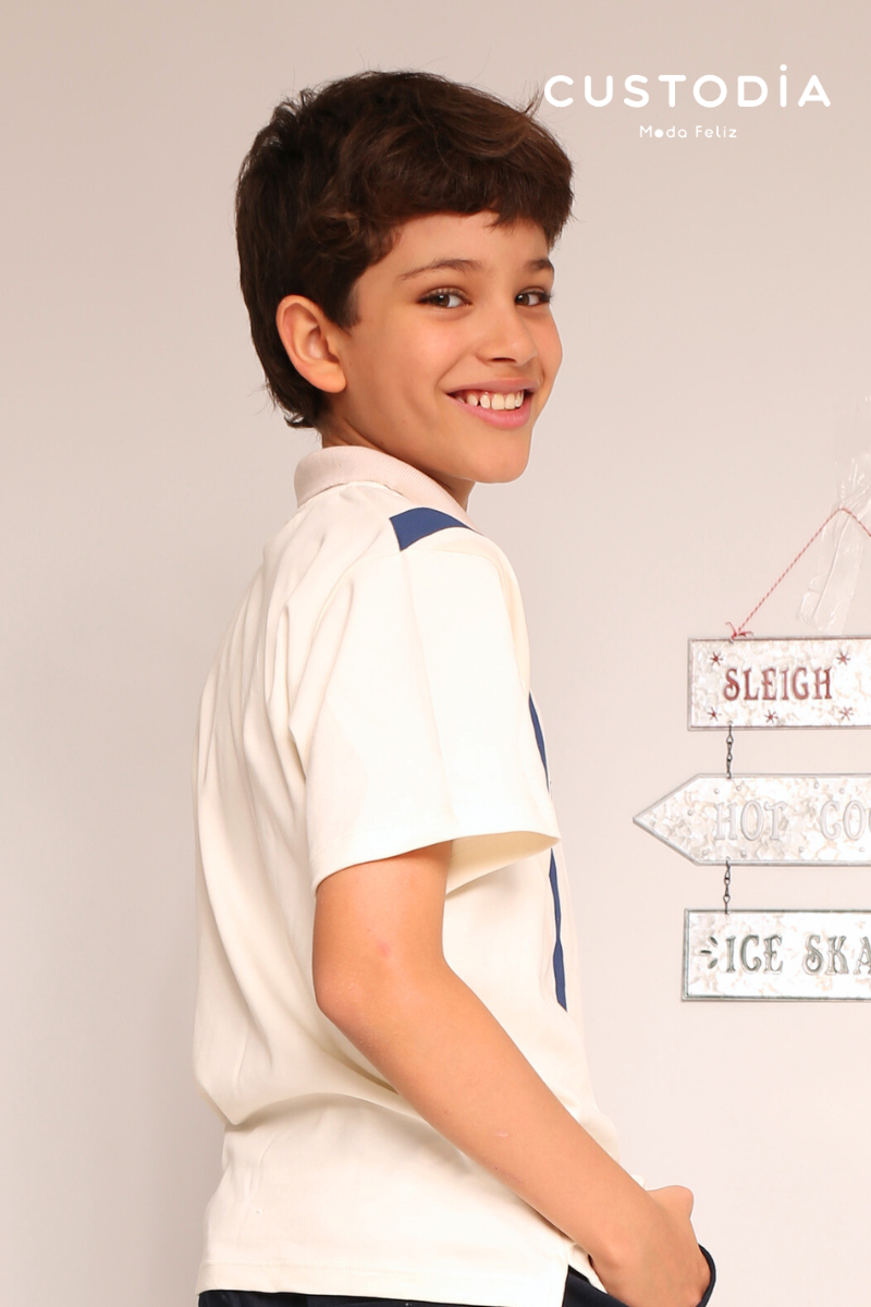Camiseta Polo Rayas