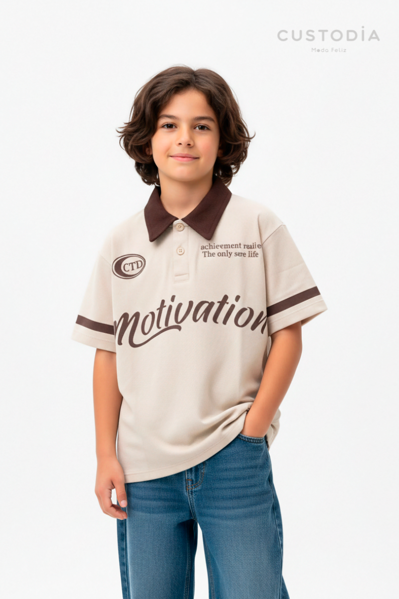 Camiseta Polo Motivation
