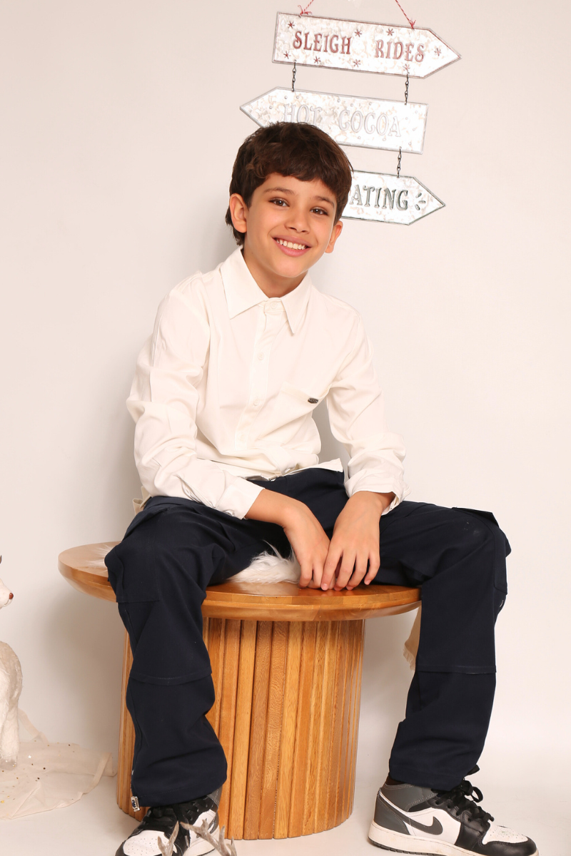 Camisa Manga Larga Para Niño