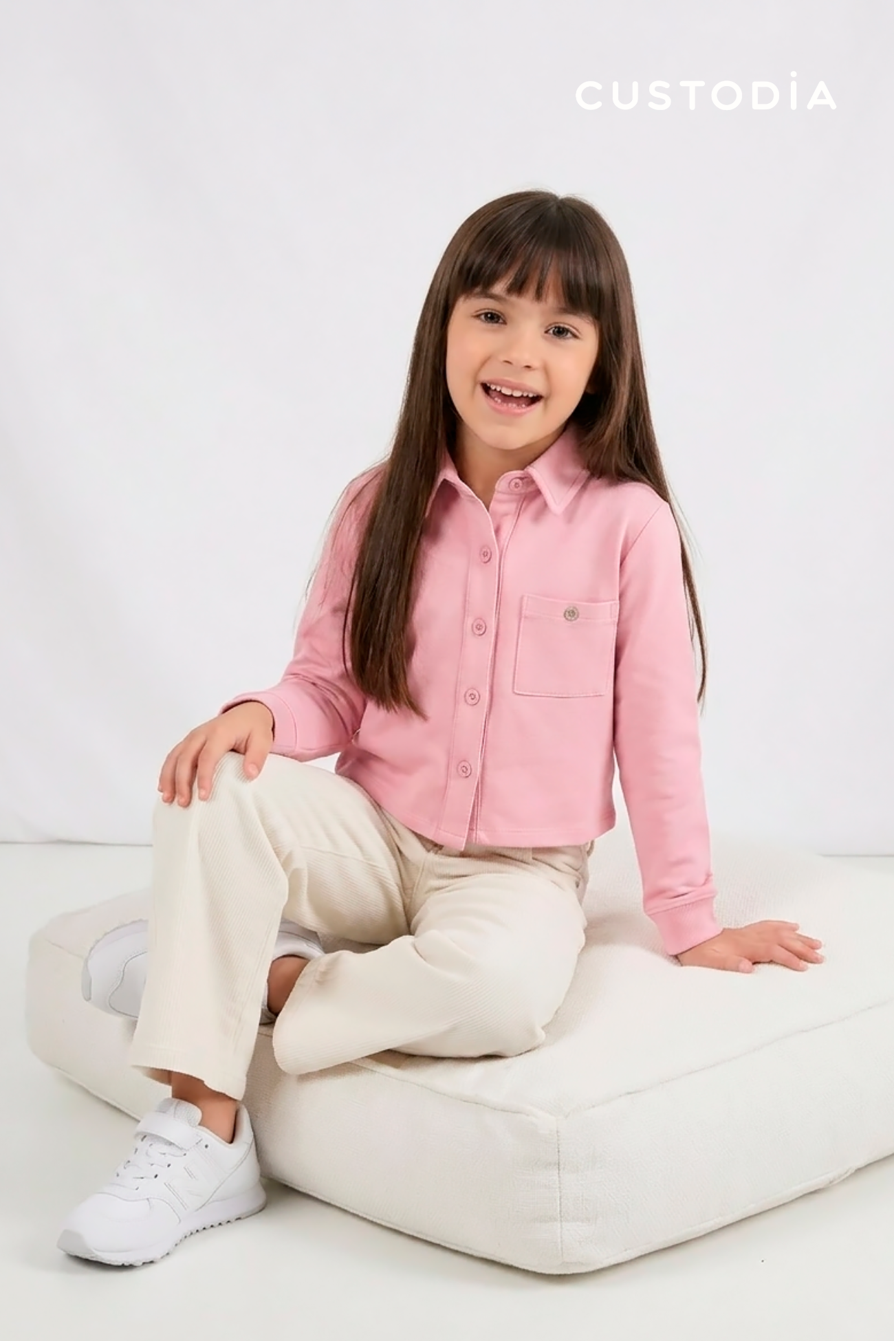 Camisa Básica Para Niña
