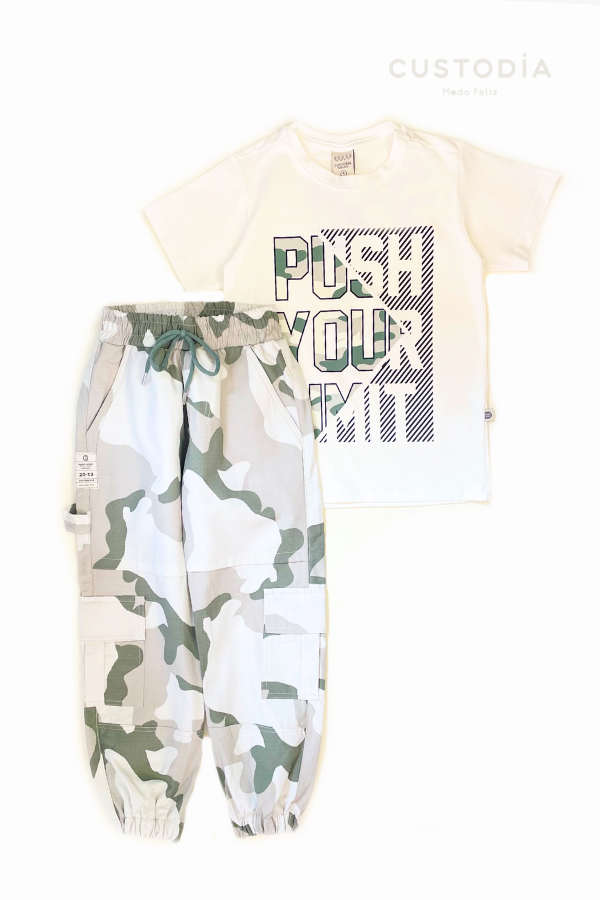 Set 2 Prendas Jogger Militar