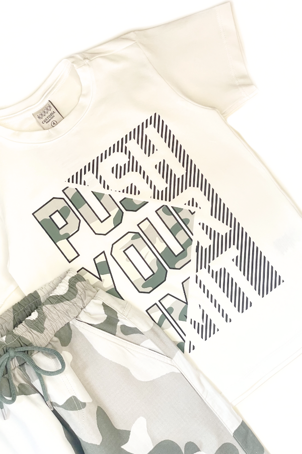 Set 2 Prendas Jogger Militar