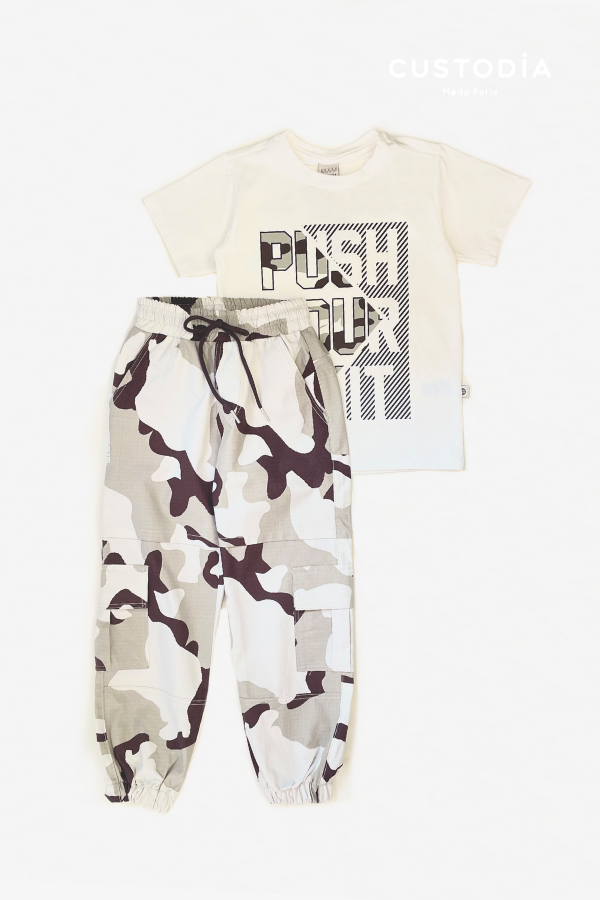 Set 2 Prendas Jogger Militar