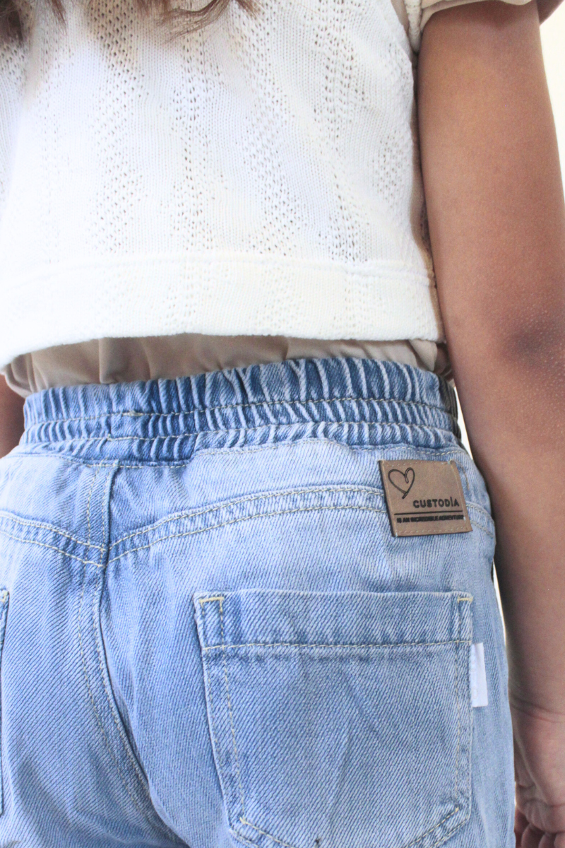 Set 3 Prendas Chaleco Textura Para Niña