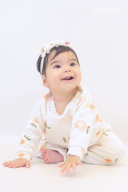 Set Buzo y Jogger Textura Flores