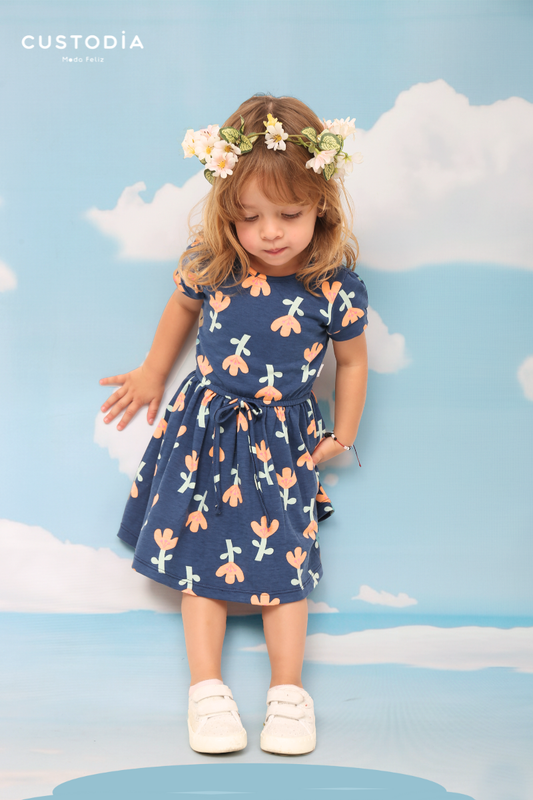 Vestido Con Panty Tulipanes