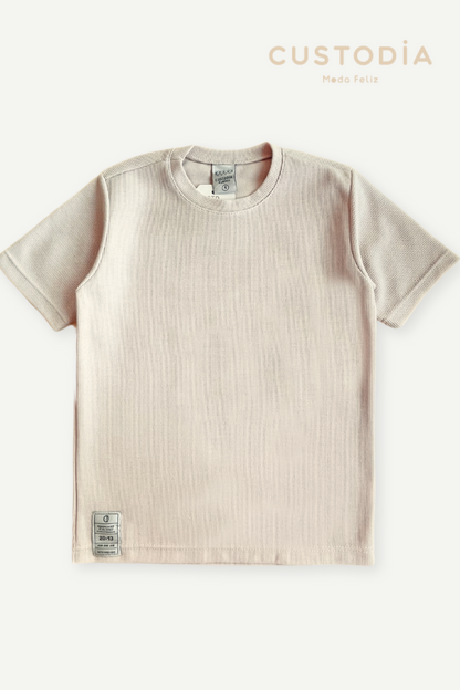 Camiseta Waffle Fondo Entero