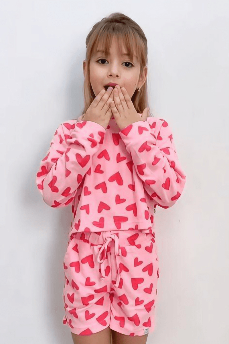 Pijama Corazones Bicolor - Custodia ModaFeliz