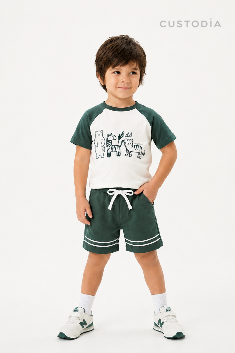 Set Camiseta y Bermuda Zoo