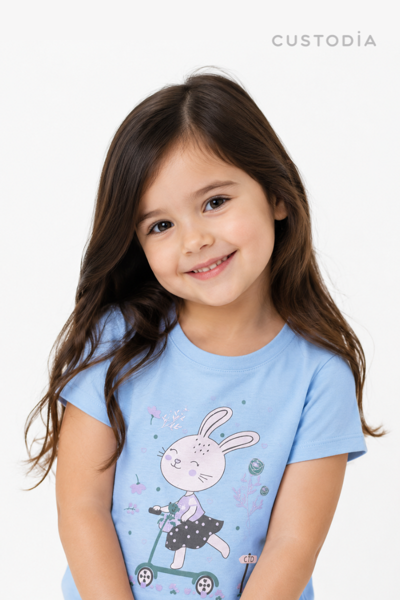 Camiseta Gráfica Coneja Patineta