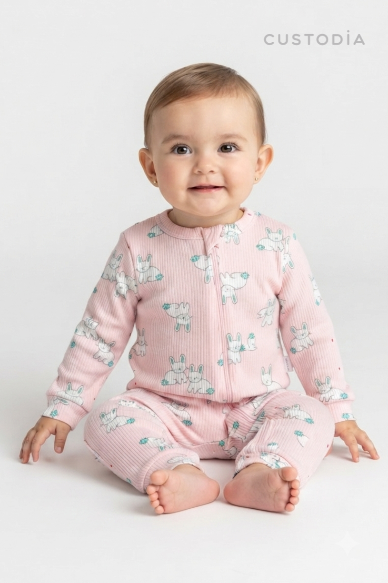 Pijama Entera Conejitos