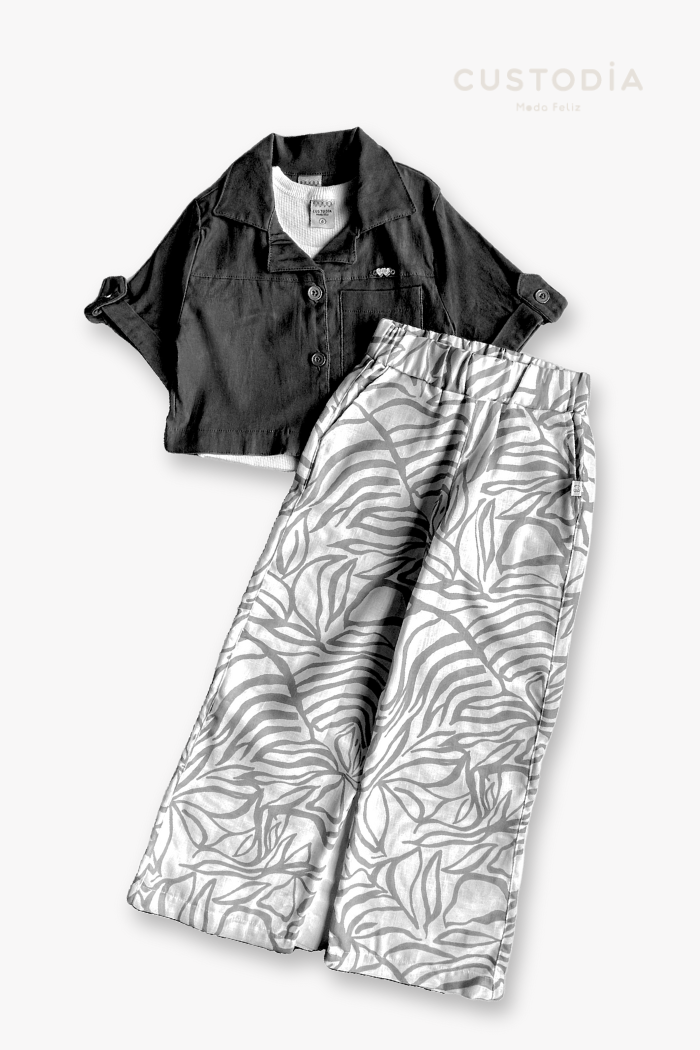 Set 3 Prendas Pantalón Zebra