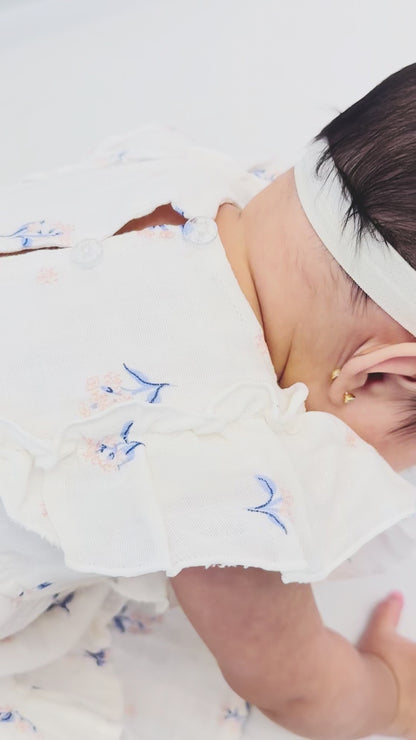 Vestido Floral Con Panty